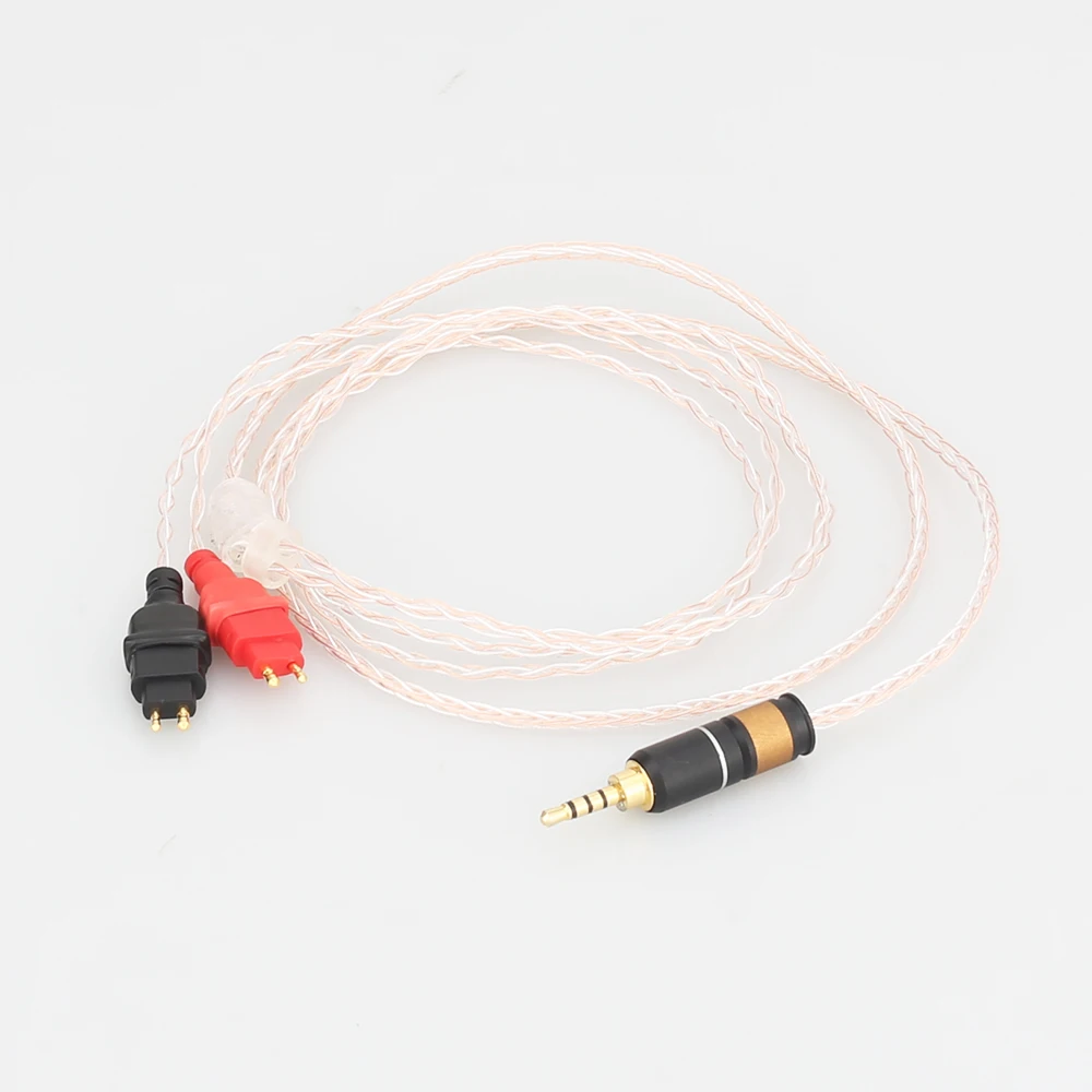 Audiocrast 2.5 XLR 8코어 OCC 실버 도금 혼합 헤드폰 케이블(젠하이저 HD25-1 SP HD650 HD600 HD580 HD525 HDxxx hd660s용)
