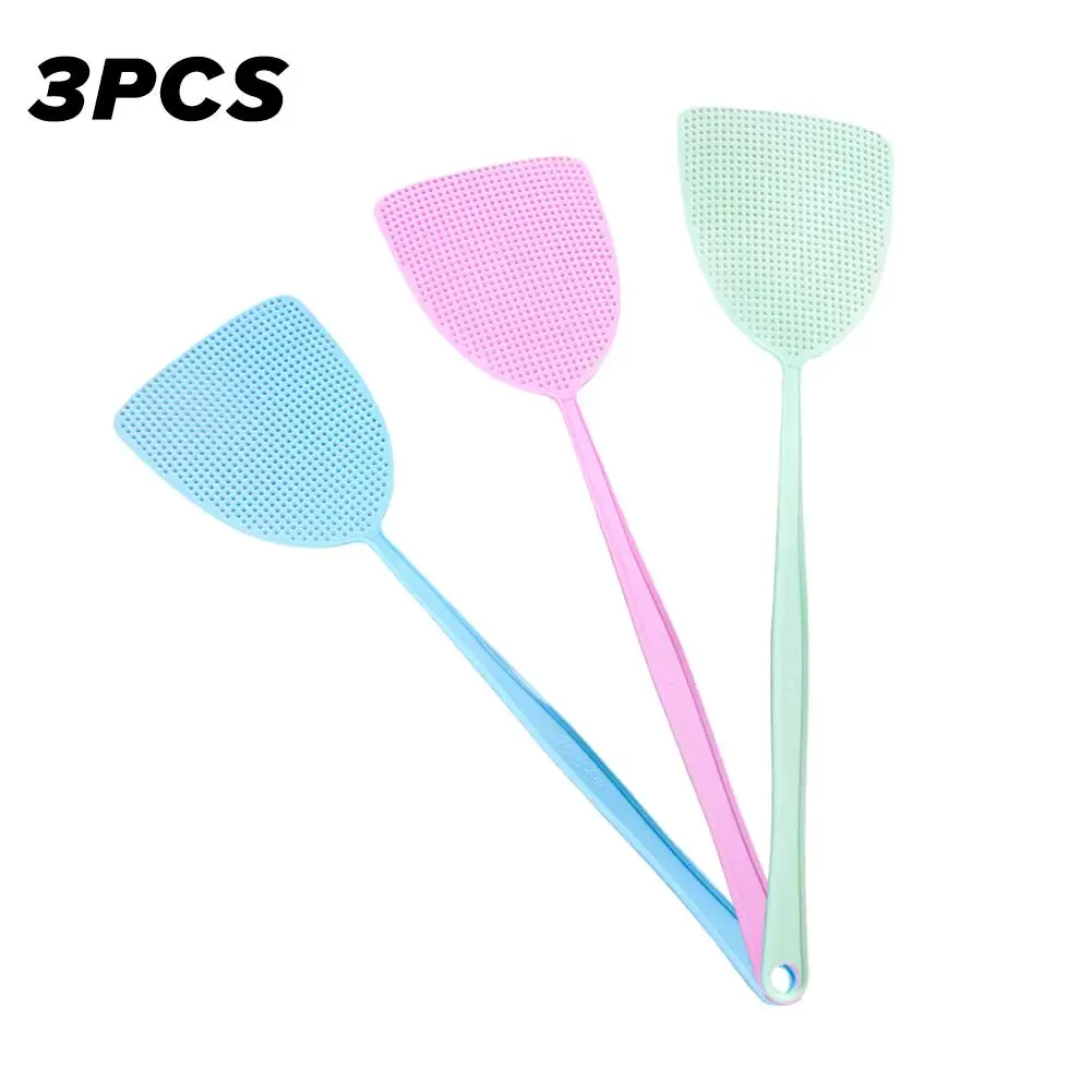 Description Picture 3 of item3pcs Telescopic Fly Swatters Retractable Manual Plastic Fly Swatter Prevent Pest Mosquito Flies Garden Home Mosquito Killing Art