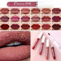 Sexy Long Lasting Velvet Matte Lip Gloss Liquid Lipstick Lip Makeup Women Beauty Red Nonstick Cup Waterproof Lip Gloss 1