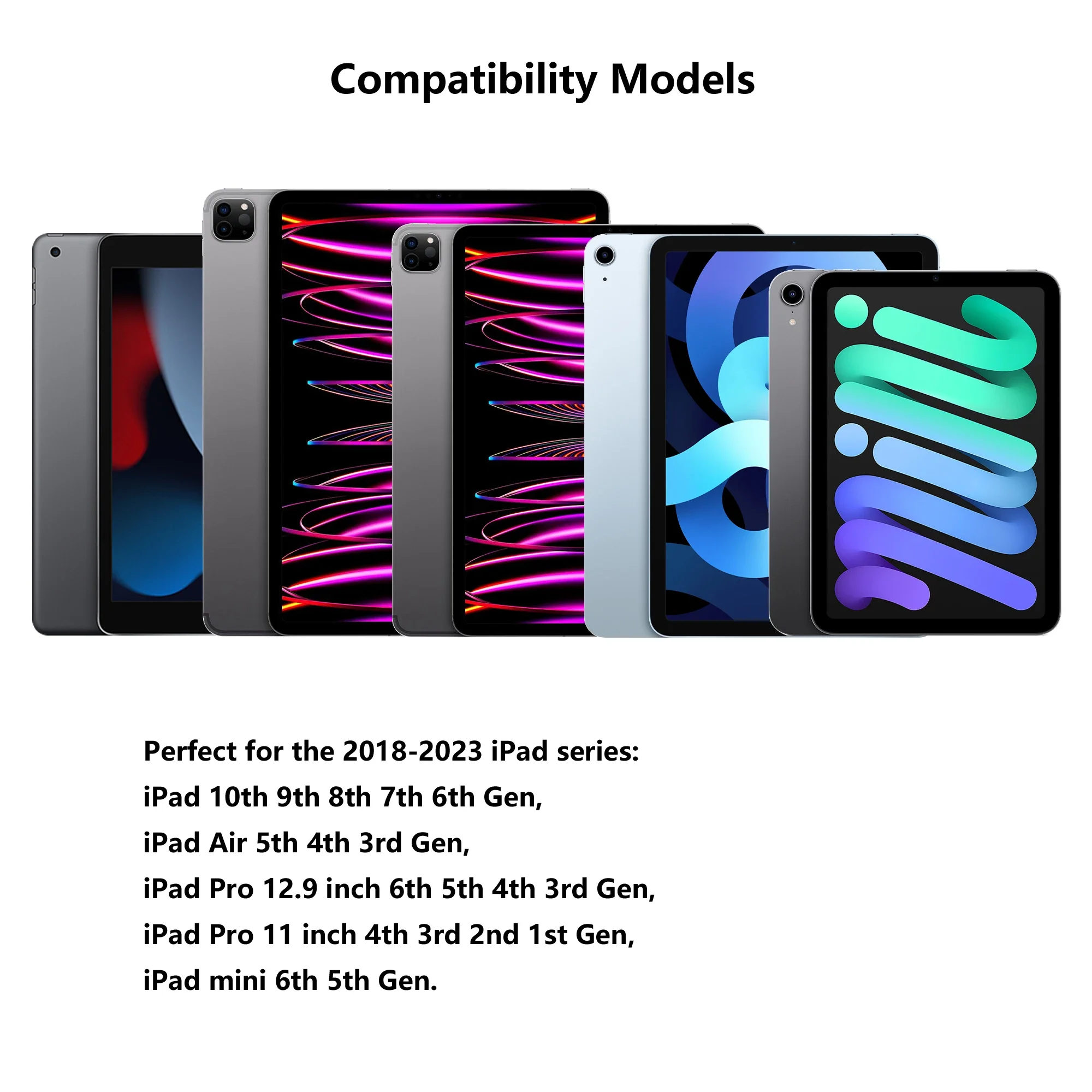 Apple Pencil ŸϷ  1 2 iPad 10th 9th 8th 7th 6th Air 5th 4th 3rd Generation Pro 12.9 11ġ Mini 6 5 Palm Rejection