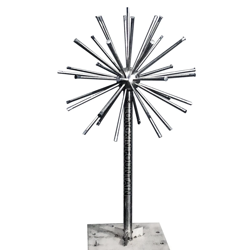 

Stainless Steel hotel Crystal Ball shape fountain nozzle for outdoor