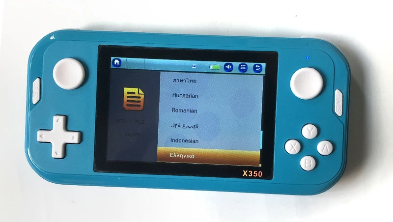 X350 Handheld Video Game Console Built-in 8600 portable Games Console 3.5 inch Screen Display 1200mAh battery Retro Game Player