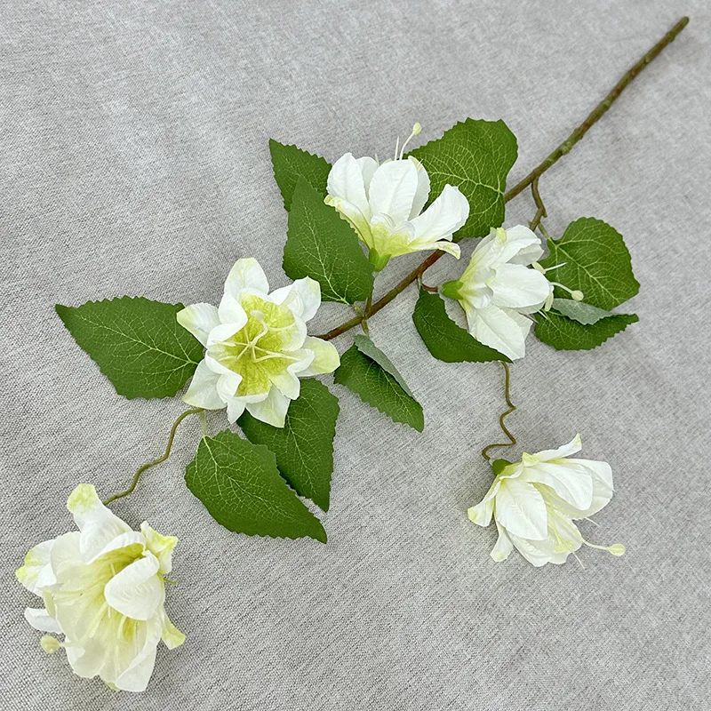 

Имитация длинной ветки, цветы-фонарики, украшение для вазы для дома, гостиной, свадебное украшение, искусственные цветы, аксессуары