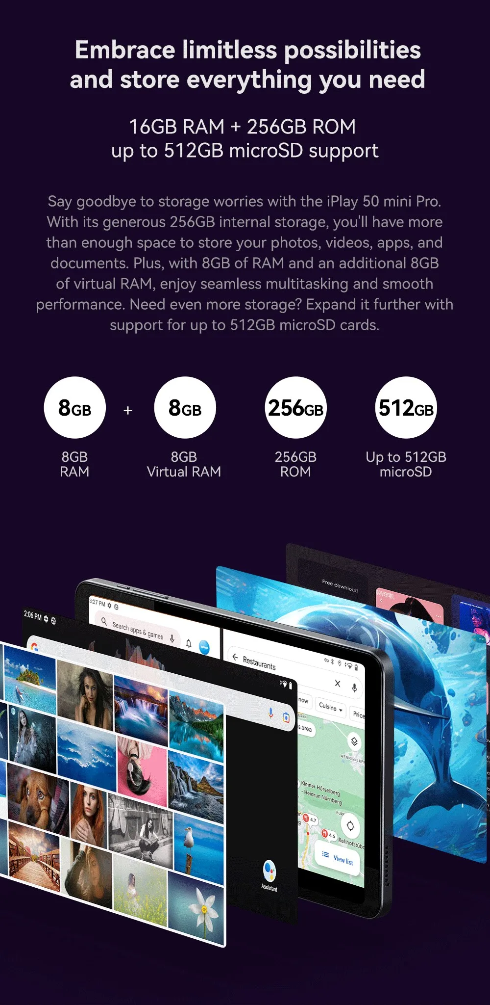 ALLDOCUBE iPlay 50 Mini Pro 8.4 Inch Android 13 Tablet