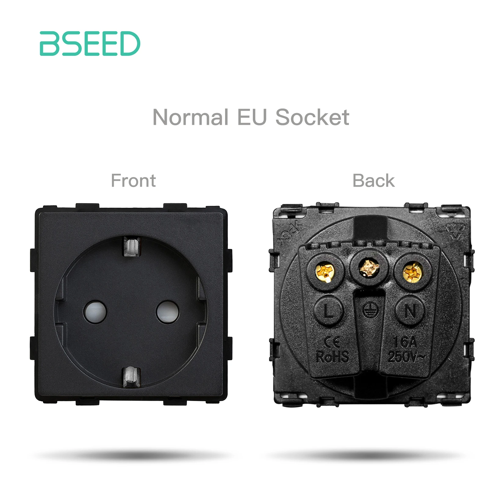 EU Socket Black