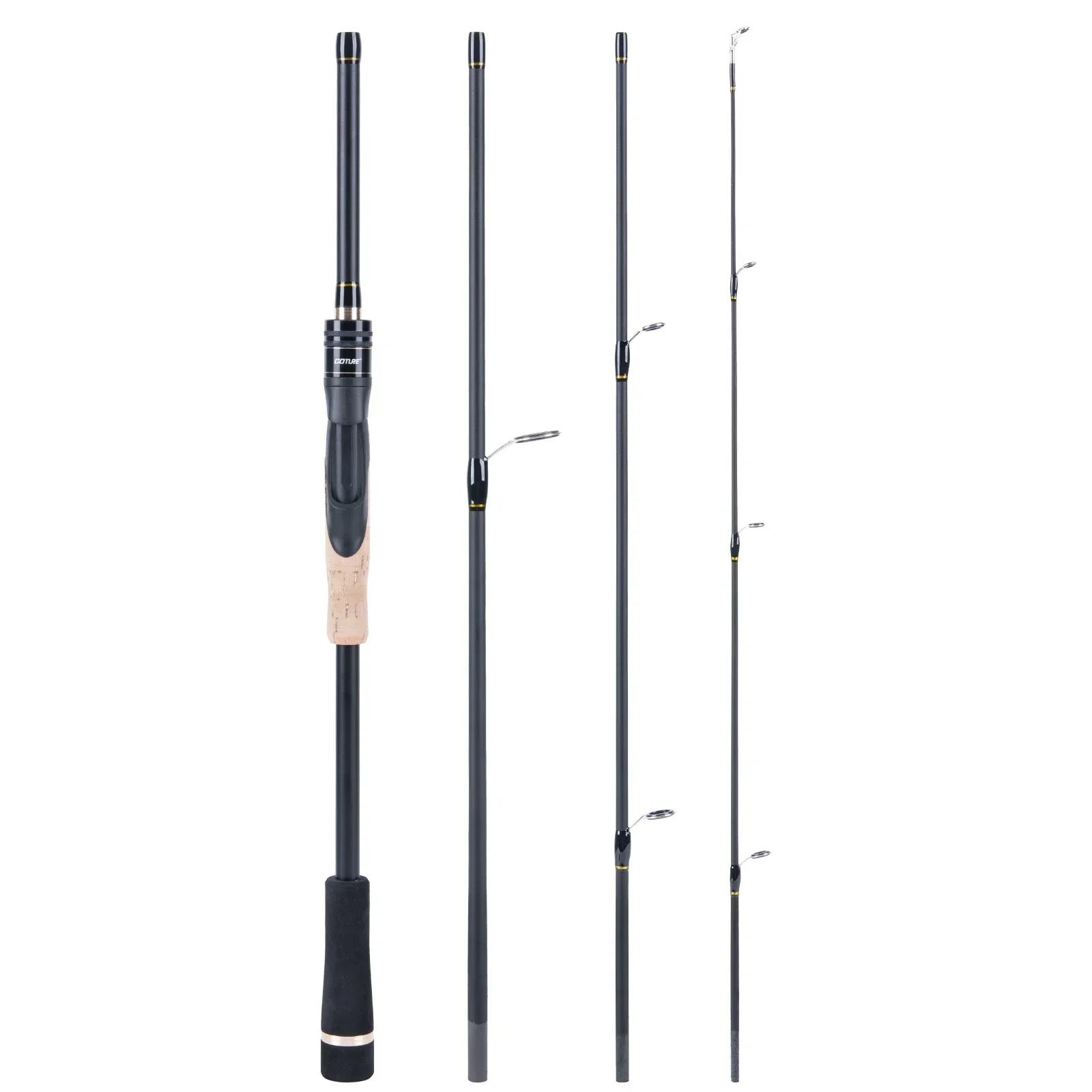 Goture Travel Fishing Rods With Case, Piece Fishing Rod, Surf