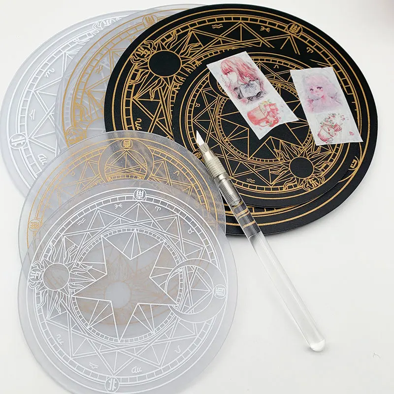 

Magic Array Pad Rubber Seal Tape Seal Cutting Pad Height Transparent PVC Round Cutting Pad Cutting Tool
