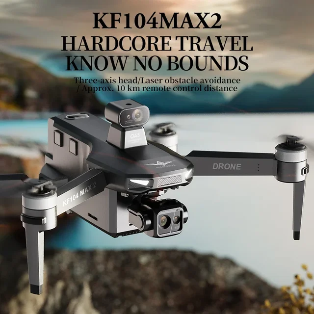 SJRC KF104 Max EIS Drone 4K Professional 3-Axis Gimbal Obstacle Avoidance 6KM Drones With Camera Foldable RC Quadcopte 2