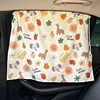 Suction Cup Curtain In The Car Window Sunshade Cover Cartoon Universal Side Window Sunshade UV Protection For Kid Baby Children 4