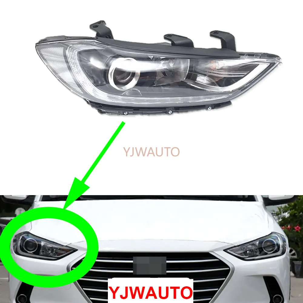 HeadlightsForHyundaiElantra201620172018CarHeadlampAssemblyDaytimeRunningLightAuto