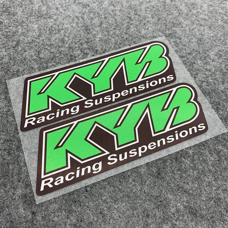 1 Pair PVC Reflective Motorcycle Stickers KYB Fork Shock Absorber