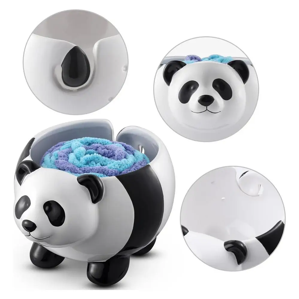Cute Sheep Ceramic Yarn Bowl Knitting Yarns Ball Storage Holder For Needlecrafts Crocheting Home Sewing Organizer Decoration