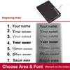 Baellerry New Card Holder Men RFID Wallets Name Engraving Popup Card Clips Male Purses Photo Holder Mini Slim Men Wallet 6