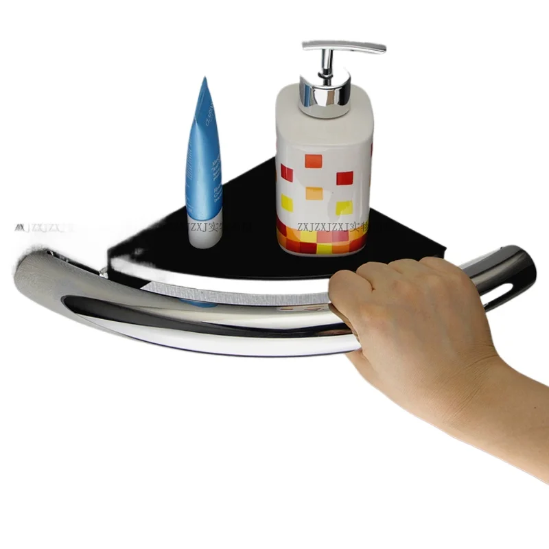 304 stainless steel bathroom handrails, triangular shelves, barrier-free elderly safety