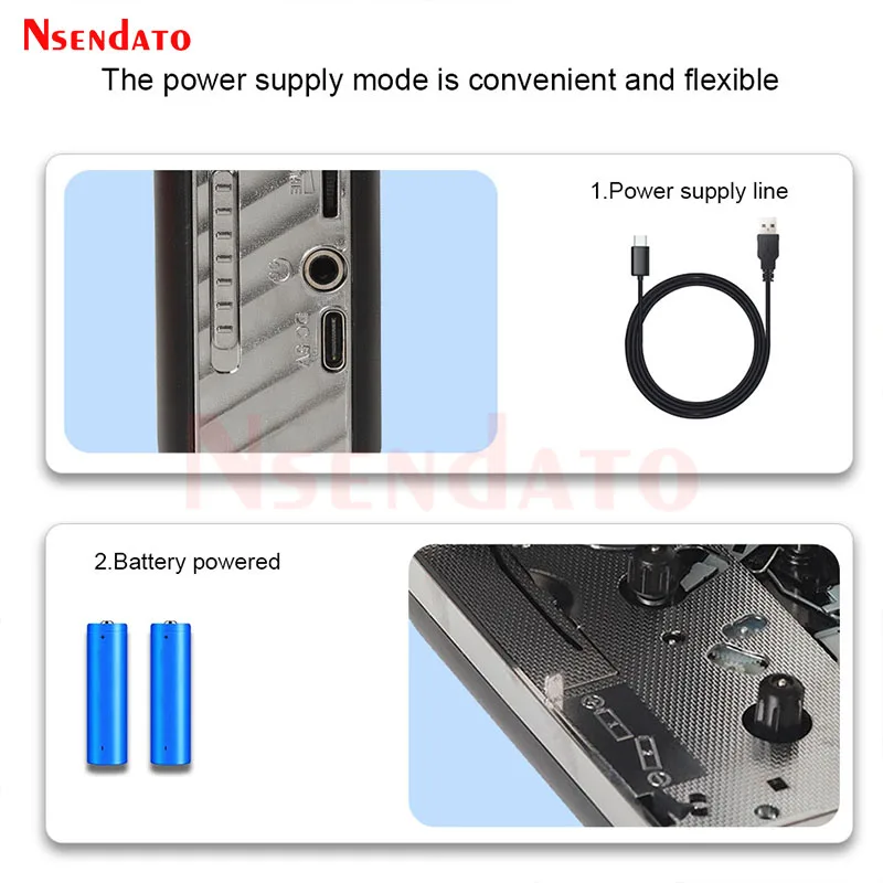 USB C Cassette Capture Player Recorder old tape to MP3 Converter Digital Cassette Audio Music Player tape to PC With Headphone