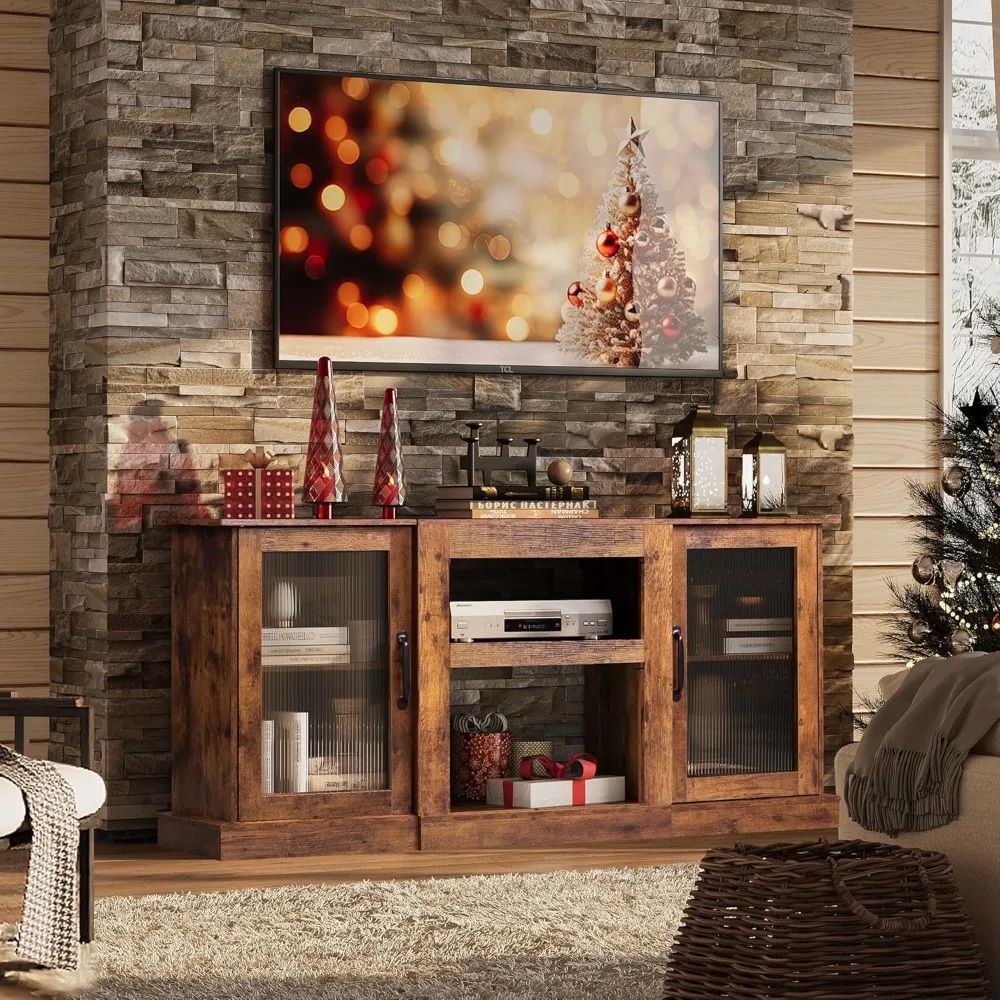Retro TV Stand for 65 inch TV 2