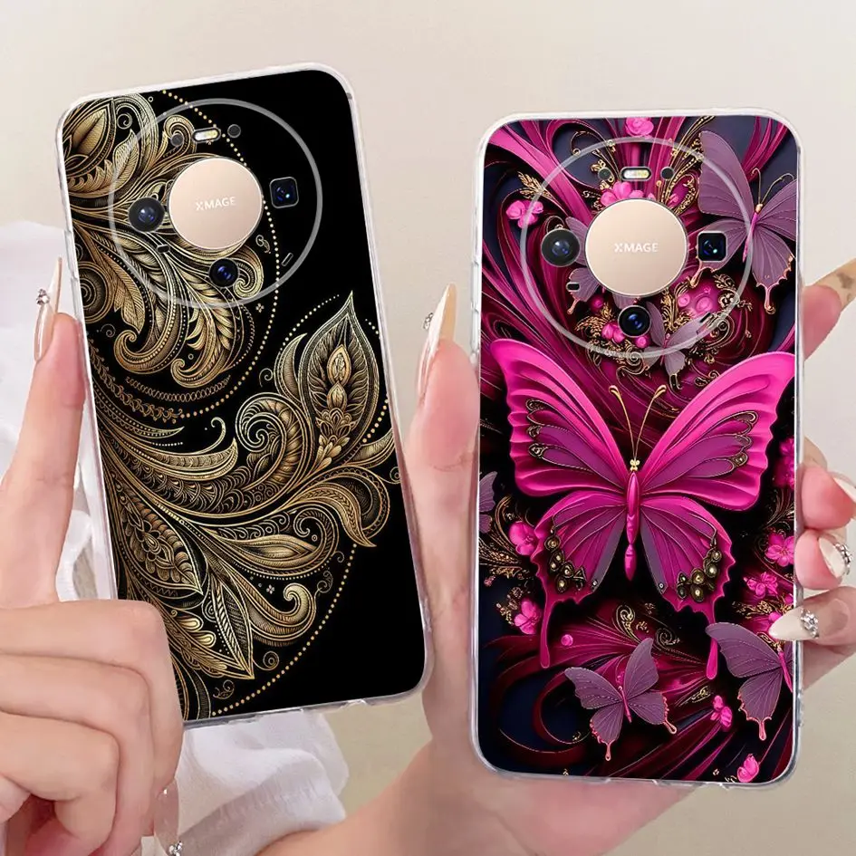 Floral Bowknot Soft Silicone Clear Phone Case - New Fashion 2025 Edition