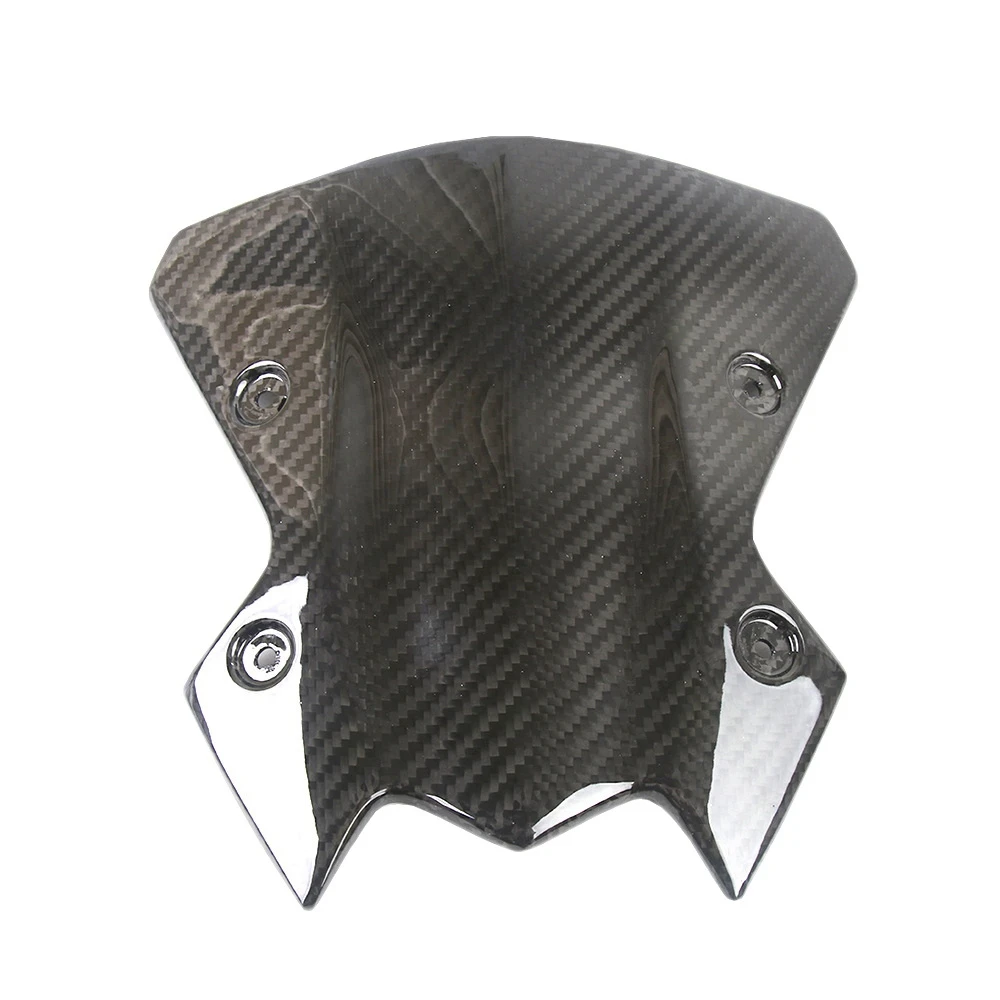

Motorcycle Carbon Fiber Windshield Windscreen Spoiler Air Deflector for Kawasaki Z900 Z 900 2020-2021