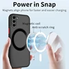 S25 S24 Ultra Plus Case Armor Matte Magnetic For Samsung Galaxy S25 S24 S23 S 25 Ultra Plus Cases Frosted Wireless Charge Cover 3