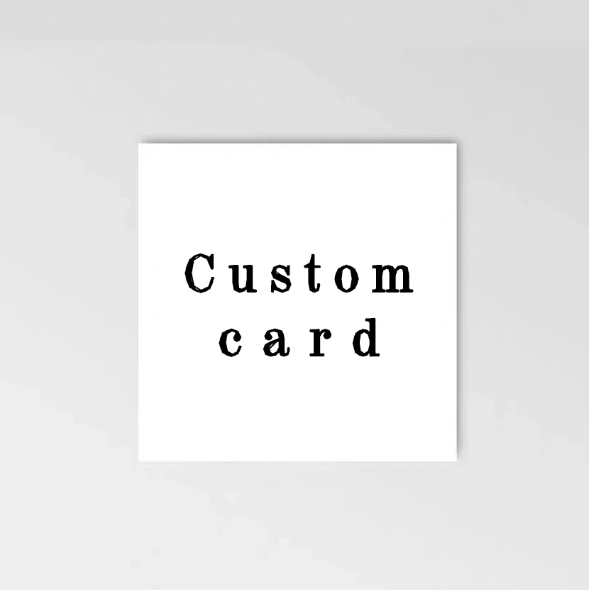 

100pcs Custom LOGO Business Card Postcard Printing Thank You Greeting Gift Packaging Wedding Invitation