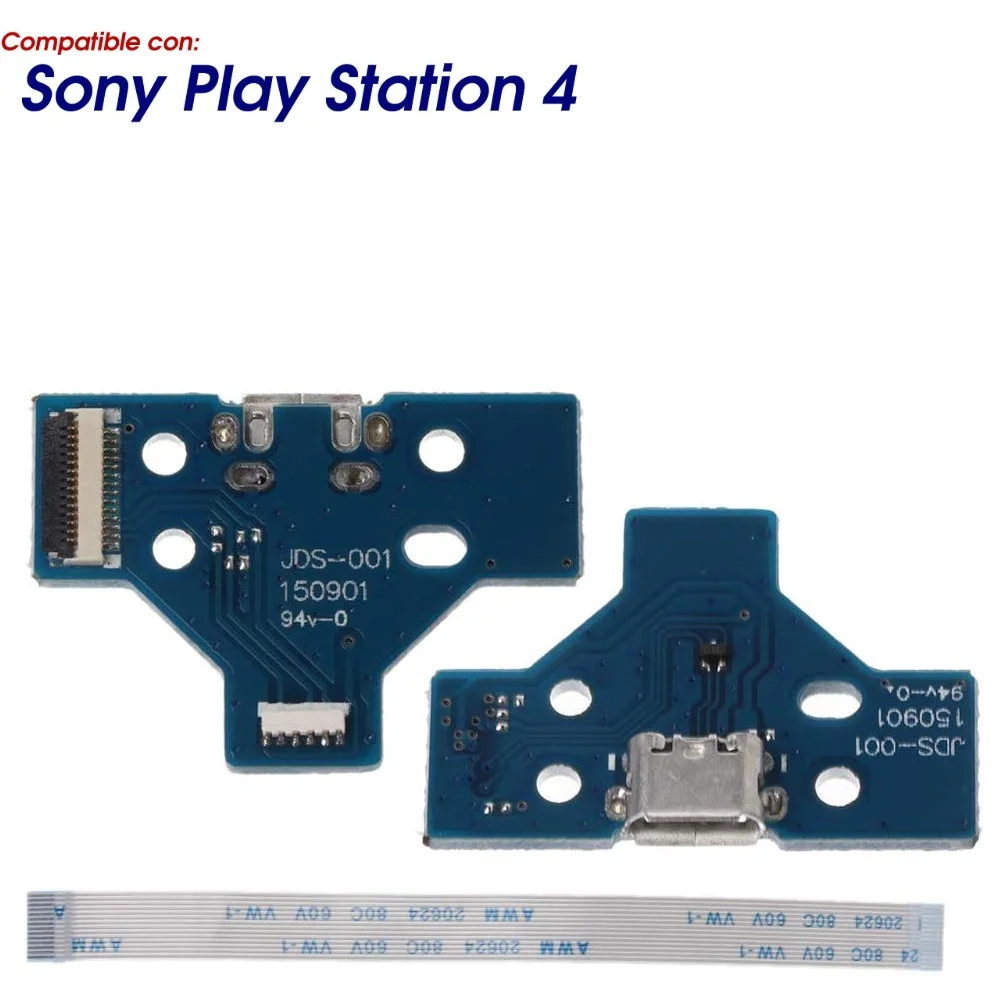 Jds-001 Connettore Di Ricarica Controller Play Station 4 Scheda Di Alimentazione Micro Usb Ps4 + Flex