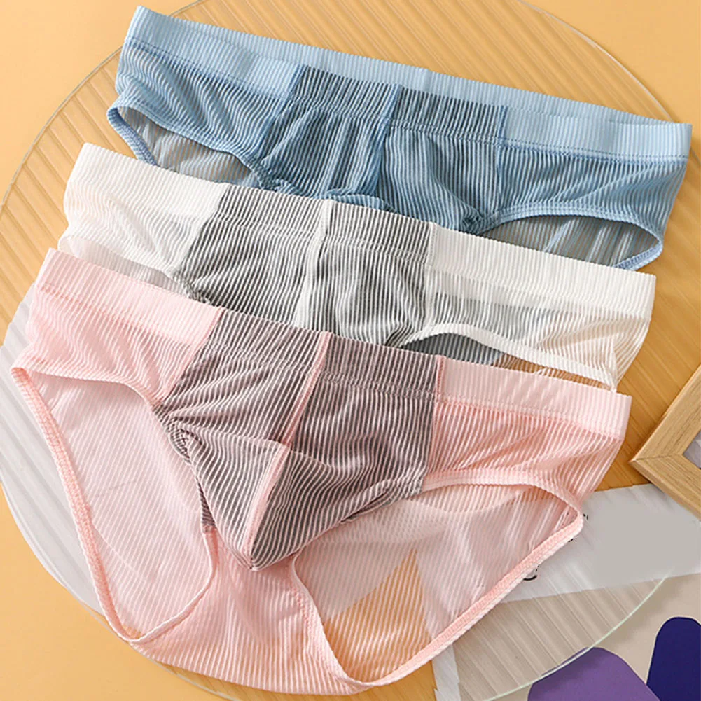 Men Sexy Swim U Convex Pouch Briefs Low Rise Thongs Mesh Underwear Bikini Pouch Bag Panties Underpants For Boys Sleep Bottoms