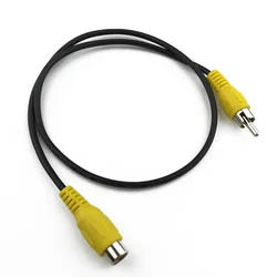 High - Quality RCA Male to Female Audio Video Extension Cable - 0.5m to 1m Length - 1 Meter