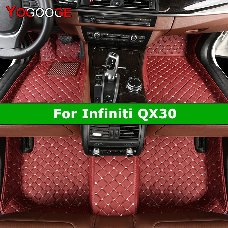 

YOGOOGE Custom Car Floor Mats For Infiniti QX30 Auto Carpets Foot Coche Accessorie
