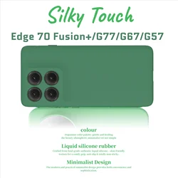 Premium Liquid Silicone Protective Case - Sleek & Durable Design - Motorola Moto G47 (Dark Green)