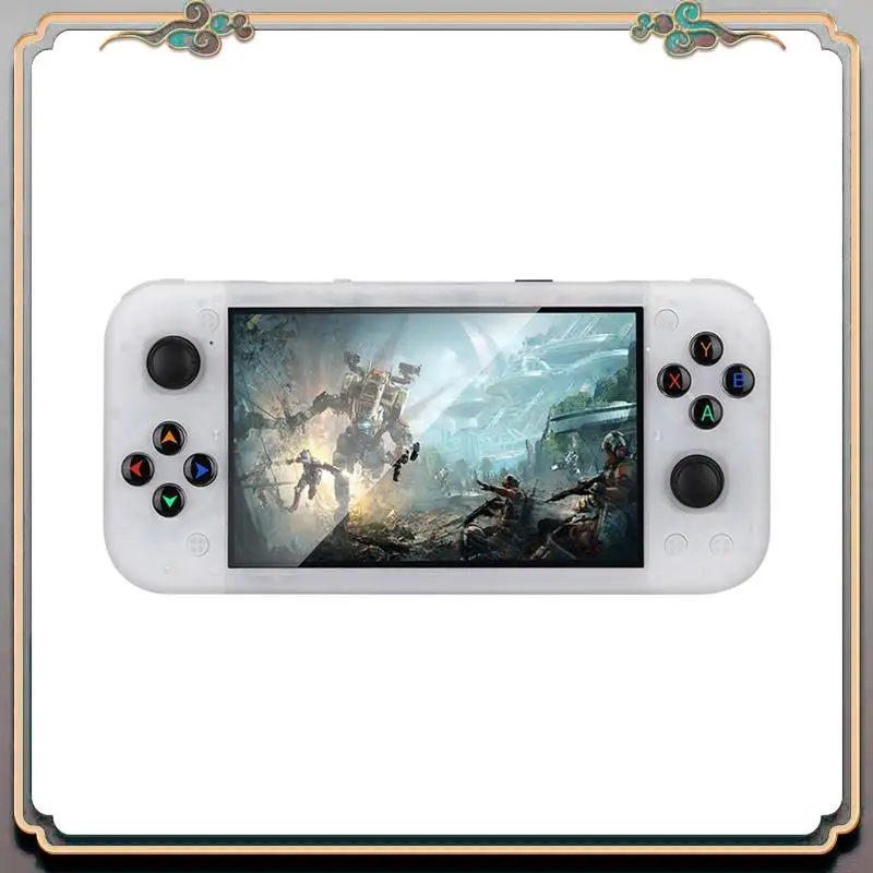 RG50XX Handheld Retro Game Console 5Inch Display 64G 20000+Video Games 3D Joystick LINUX For GBC GBA PSP 19+Simulator A