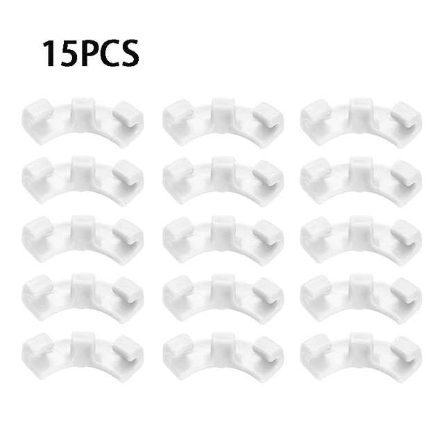 15 Pcs white
