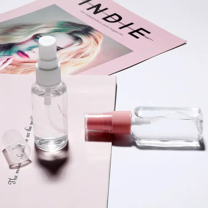Transparent air spray bottle 30 / 50 / 75 100 ml plastic mini perfume atomizer can fill the container cosmetics 1PCS