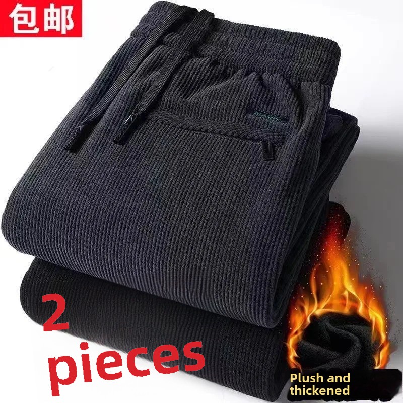 Factory Direct High Quality Men's Corduroy Straight Leg Pants New Arrival Autumn/Winter Casual Versatile Plus Size Male Pants