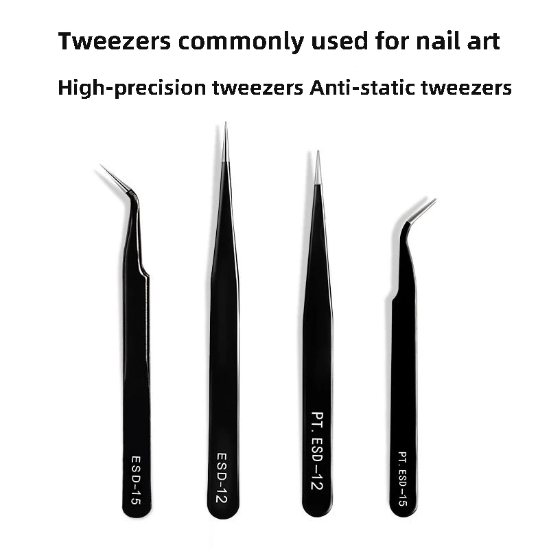 aliexpress.com - 1pcs Lash Tweezers Set False Eyelash Extension Clip Pliers Eyebrow Tweezers for Hair Nail Art Soldering Lash Tongs Makeup Tools