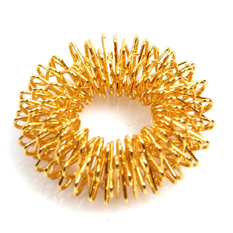 10pcs Finger Ring Toy Stress Relief Sensory Spring Fingers Autism Anti Stress ADHD Toy Kids Finger Acupressure Massage Ring fidget toy sensory fidget toy anti stress toy finger sensory toy