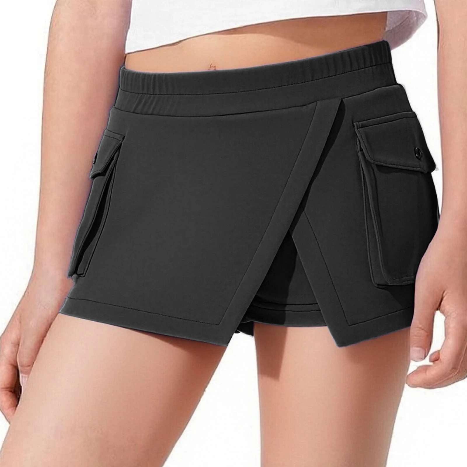 Girls Split Golf Tennis Sport Athletic Skirt Elastic Waistband Flap Pockets Skirts with Built-in Shorts Activity Outfits 15 S74b2a35fd1ac4e5487ccc8a2dfe13b31y