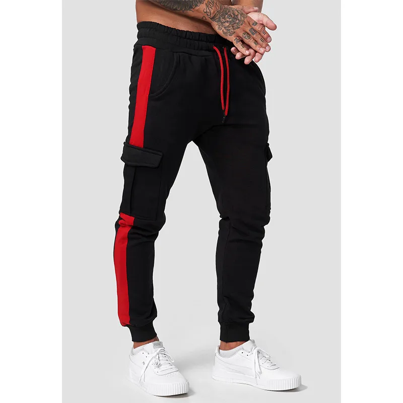 Winter KPOP Fashion Style Harajuku Slim Fit Trousers Loose All Match Sport Casual Pants Pockets Straight Cylinder Cargo Pants
