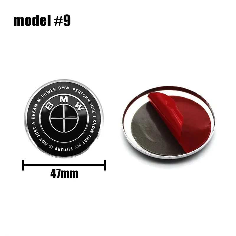 Premium Car Styling Logo Steering Wheel Center Badge Sticker Emblem