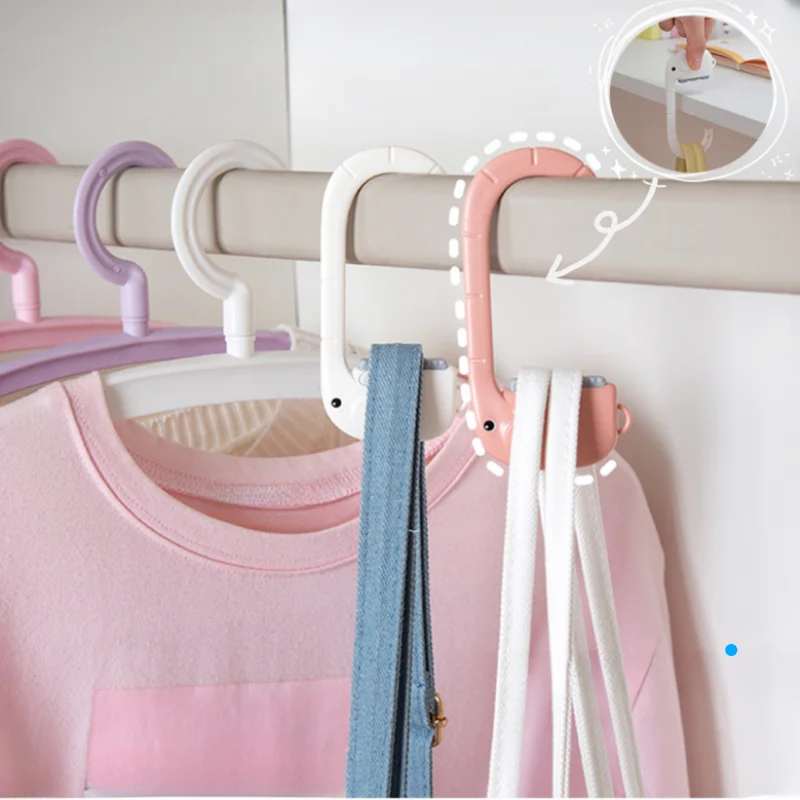 Bag Hook Desk Storage Hook Purse Bag Hook Portable Student Cute Animal Schoolbag Wall Handbag Hanger School Supplies