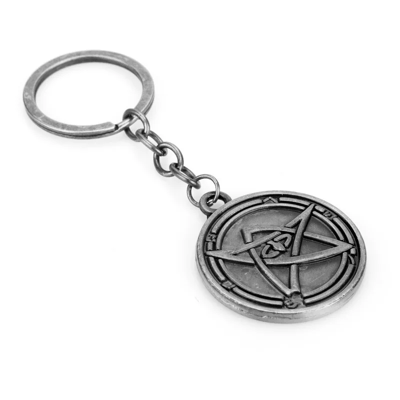 Anime Keychain Pendant Cthulhu Mythology Book of the Dead Seal Charm Necklace Pendant Key Chain