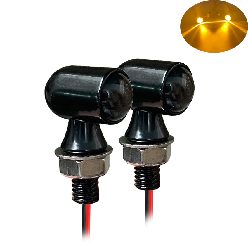 4 Indicatori Di Direzione Per Moto - LED Gialli, 12V, Impermeabili - Foto 7