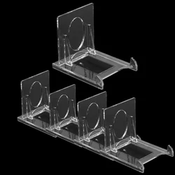Magnetic Acrylic Trading Card Display Stand and Protector, Waterproof Transparent Holder, Set of 20 (5pc Stand - A)