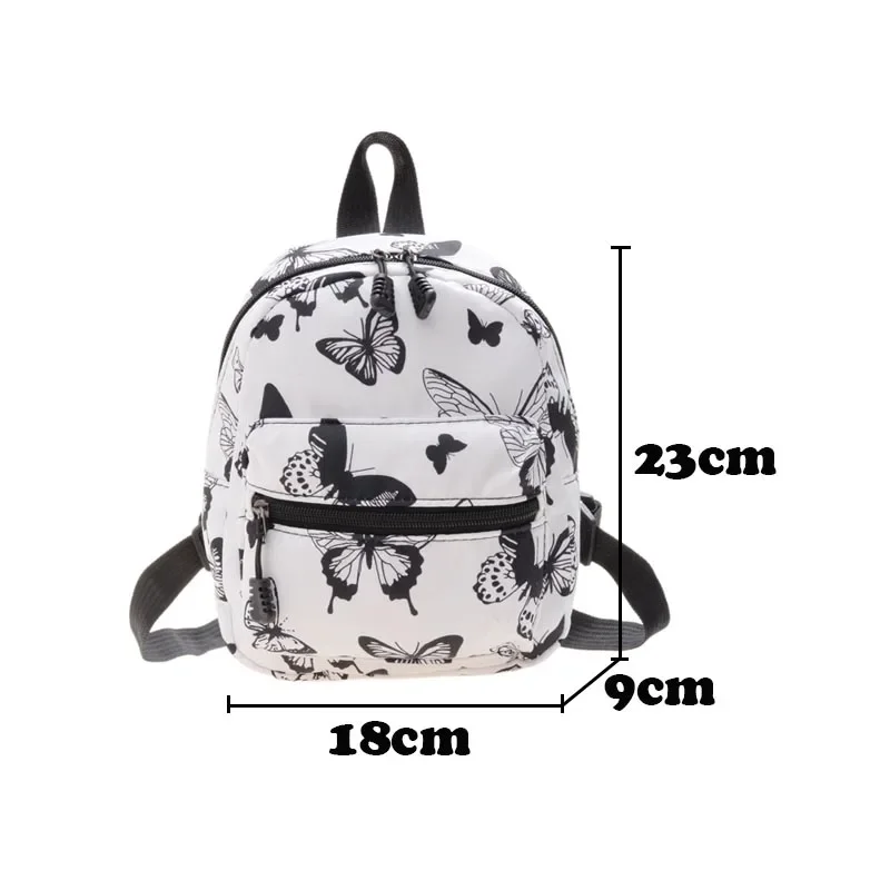Mini Women Backpacks Trend Nylon Female Bag Animal Printing Small Feminina Backpack School Bags for Teen Girls Knapsack