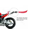 0.6"-1.5" Muffler Exhaust Wash Plug Motorcycle Dirt Bike 2 Stroke Keychain Tag Key Ring Engine ATV Quad Rubber Exhaust Silencer 5
