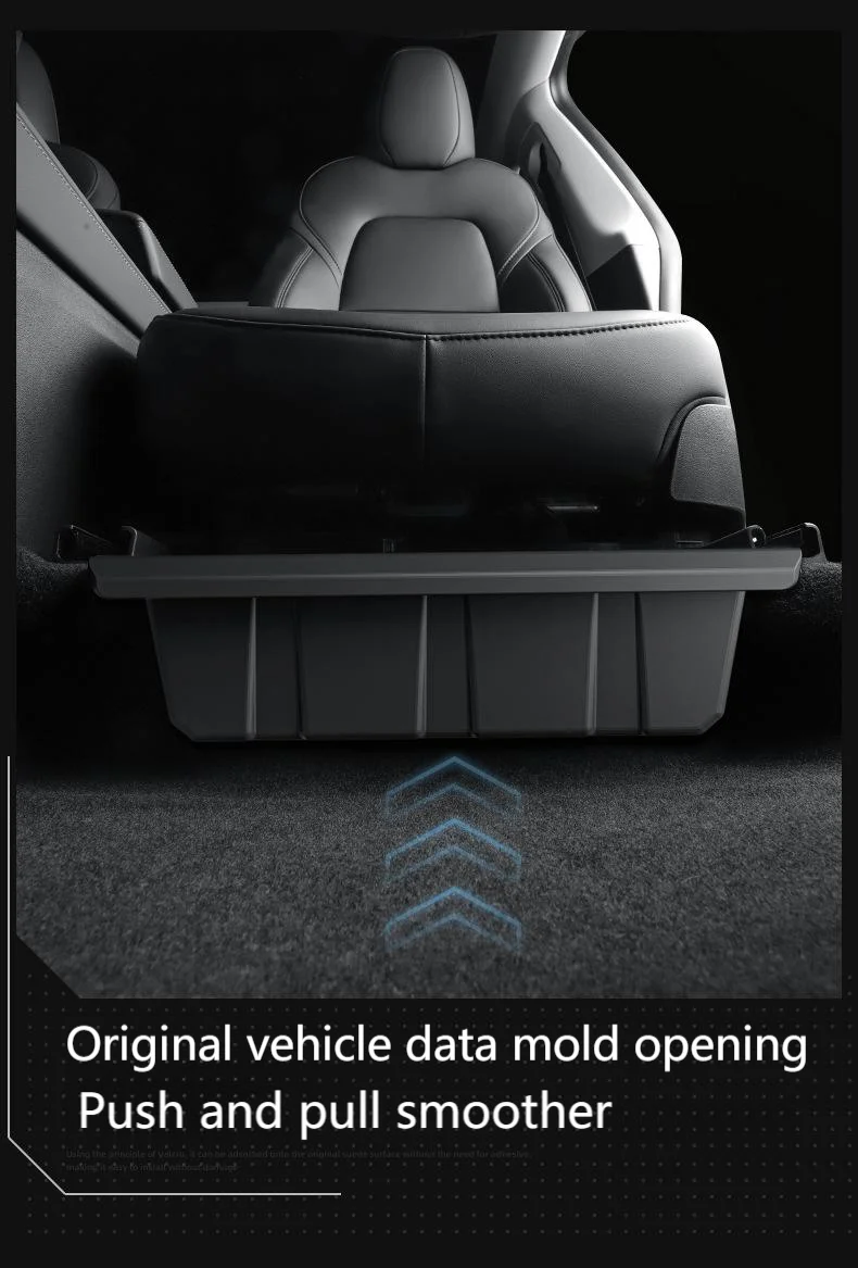 For Tesla Model Y 2021-2024 2025 Juniper Under Seat Storage Box Car Accessories