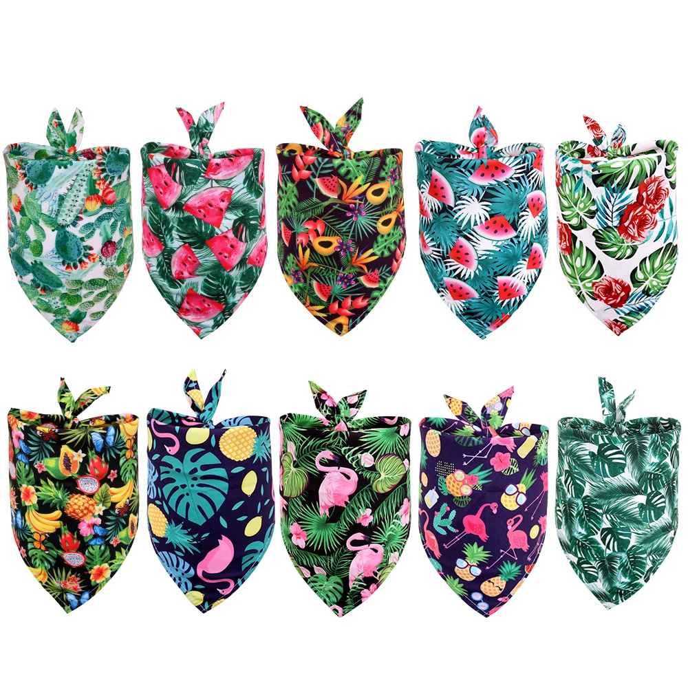 30pcs Bandana For Dog Bulk Summer Small Dog Cat Bandanas Scarf Dogs Pets Puppy Bandana Bibs