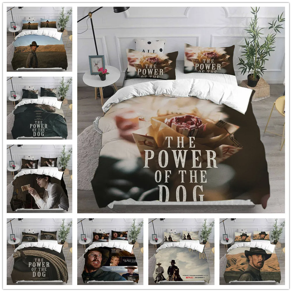 Домашний текстиль Power of the Dog чехол для подушки 3D постельное белье пододеяльники