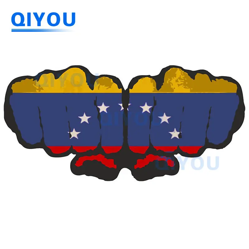 

High quality Venezuela Fist Gesture Car Stickers are suitable for die-cut PVC decal for car body windshield and trolley cases