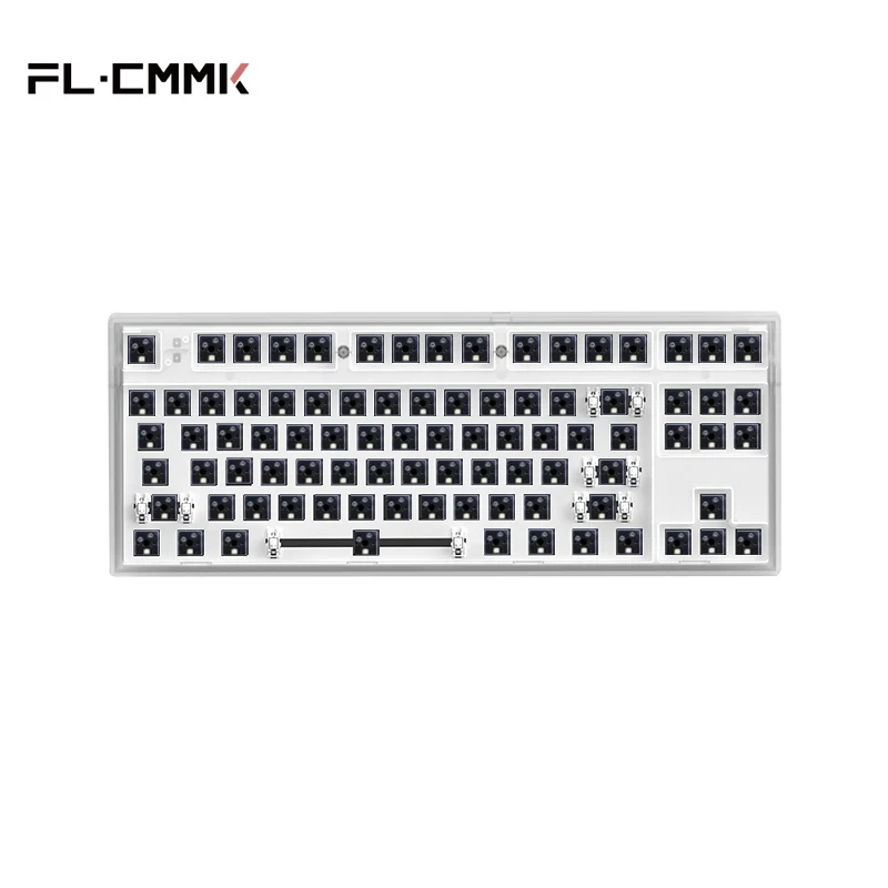 FL·ESPORTS MK870 Kit Bluetooth Wireless 2.4G Three-Mode Keyboard Customization Kit Satellite Axis Full Key Hot Swap 87 Keys korean computer keyboard Keyboards