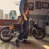 Red Tornado 47501 Men's Jeans 1947 Model Regular Fit Straight Leg Selvedge Denim Pants 2